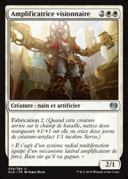 Amplificatrice visionnaire, carte Magic KLD 34 — extension Kaladesh