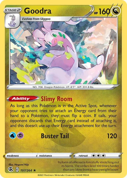 Goodra, Pokémon card FST 197 — Fusion Strike set