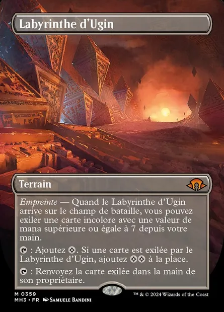 Labyrinthe d'Ugin, carte Magic MH3 359 — extension Modern Horizons 3