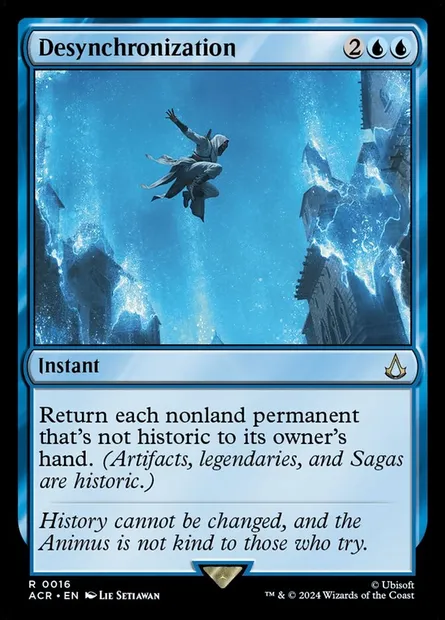 Desynchronization, Magic card ACR 16 — Assassin's Creed set