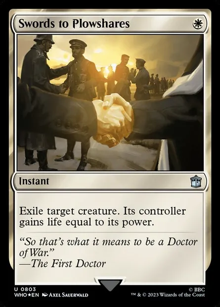 Retour au pays, carte Magic WHO 803 — extension Doctor Who
