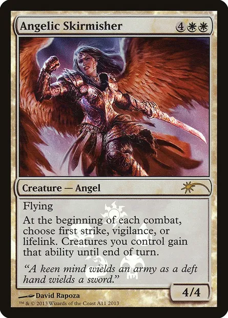 Angelic Skirmisher, Magic card PGTC A11 — Gatecrash Promos set