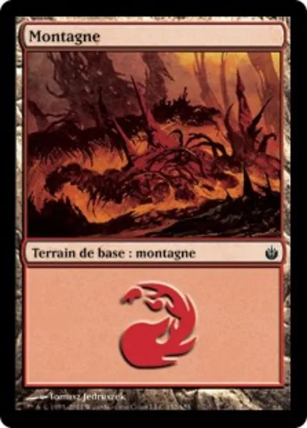 Montagne, carte Magic MBS 152 — extension Mirrodin assiégé