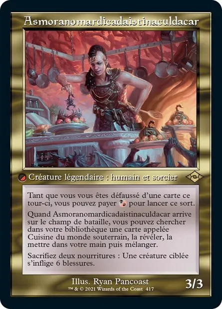 Asmoranomardicadaistinaculdacar, carte Magic MH2 417 — extension Horizons du Modern 2
