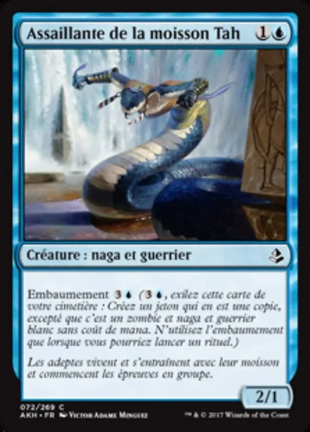 Assaillante de la moisson Tah, carte Magic AKH 72 — extension Amonkhet