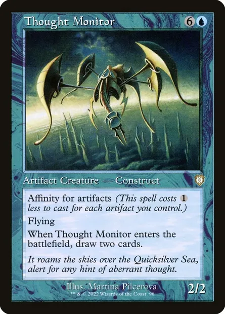Thought Monitor, Magic card BRC 98 — The Brothers' War Commander set