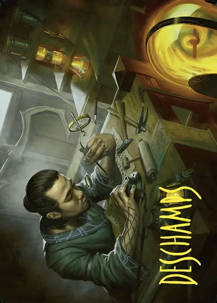 Renowned Weaponsmith // Renowned Weaponsmith, carte Magic ACMM 10 — extension Commander Masters Art Series