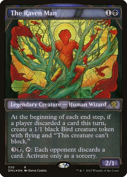The Raven Man, Magic card DMU 330 — Dominaria United set