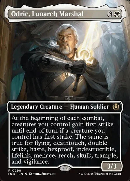 Odric, Lunarch Marshal, Magic card INR 298 — Innistrad Remastered set