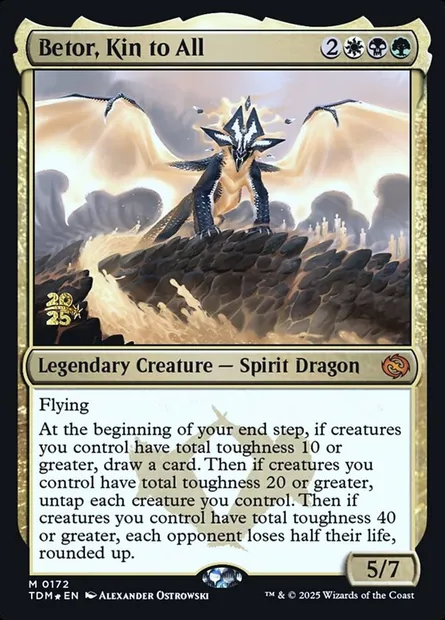 Bétor, parent de tous, carte Magic PTDM 172s — extension Tarkir: Dragonstorm Promos