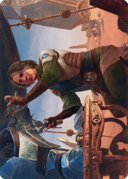 Tocasia, Dig Site Mentor // Tocasia, Dig Site Mentor, carte Magic ABRO 40 — extension The Brothers' War Art Series