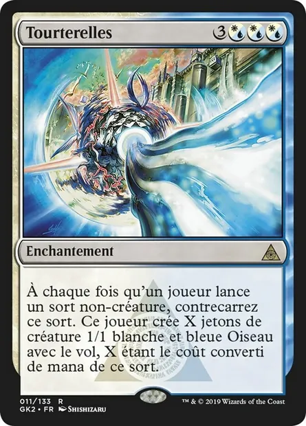 Tourterelles, carte Magic GK2 11 — extension RNA Guild Kit