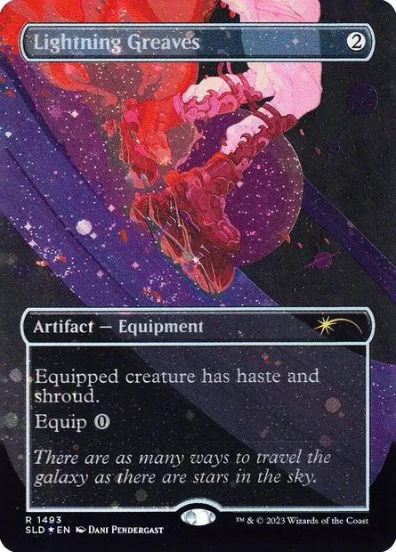Lightning Greaves, Magic card SLD 1493★ — Secret Lair Drop set