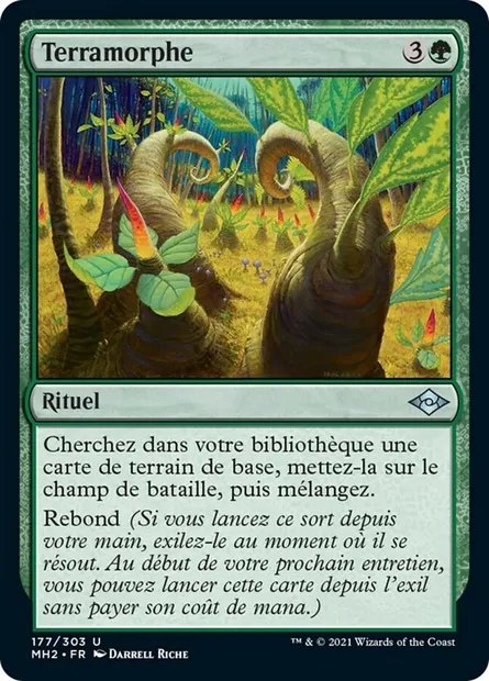 Terramorphe, carte Magic MH2 177 — extension Horizons du Modern 2