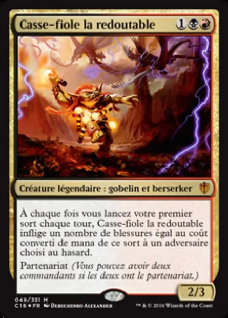 Casse-fiole la redoutable, carte Magic C16 49 — extension Commander 2016