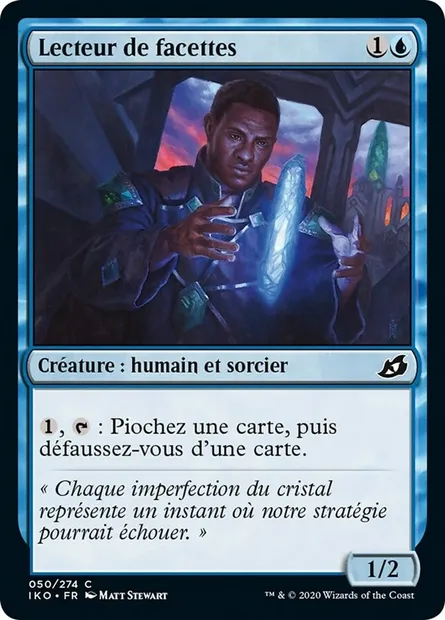Lecteur de facettes, carte Magic IKO 50 — extension Ikoria: Lair of Behemoths