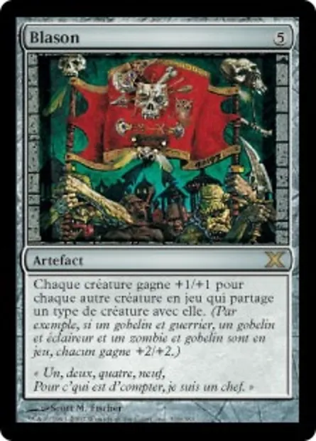 Blason, carte Magic 10E 316 — extension Dixième édition