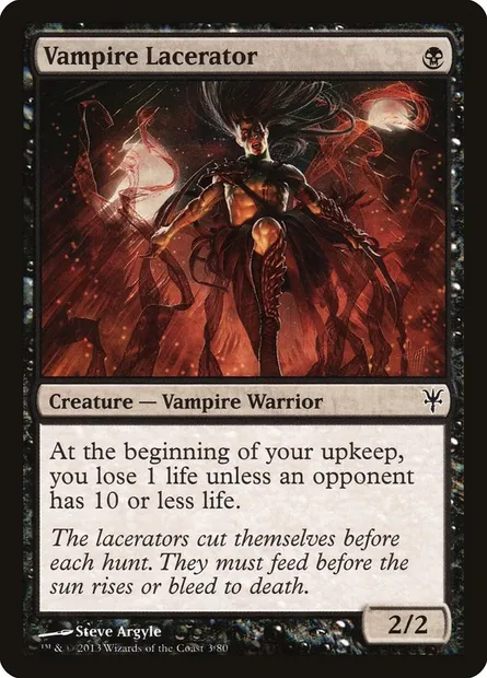 Vampire Lacerator, Magic card DDK 3 — Duel Decks: Sorin vs. Tibalt set