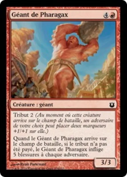 Géant de Pharagax, carte Magic BNG 104 — extension Créations divines