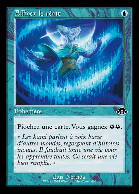 Affiner le récit, carte Magic MH3 403 — extension Modern Horizons 3