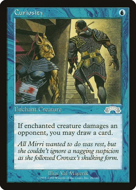 Curiosity, Magic card EXO 29 — Exodus set