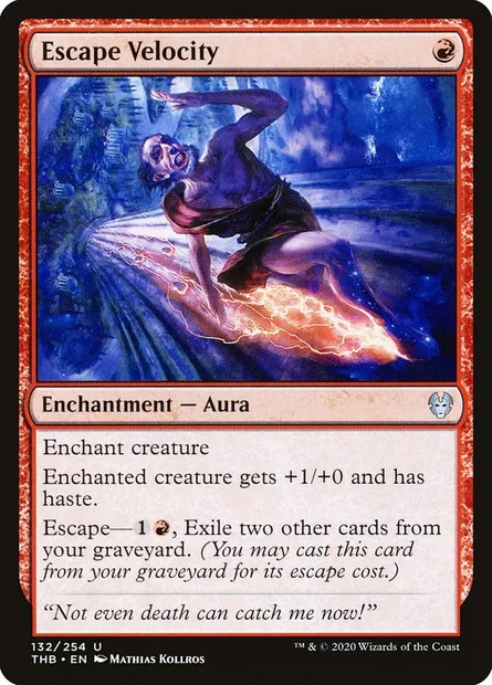 Escape Velocity, Magic card THB 132 — Theros Beyond Death set