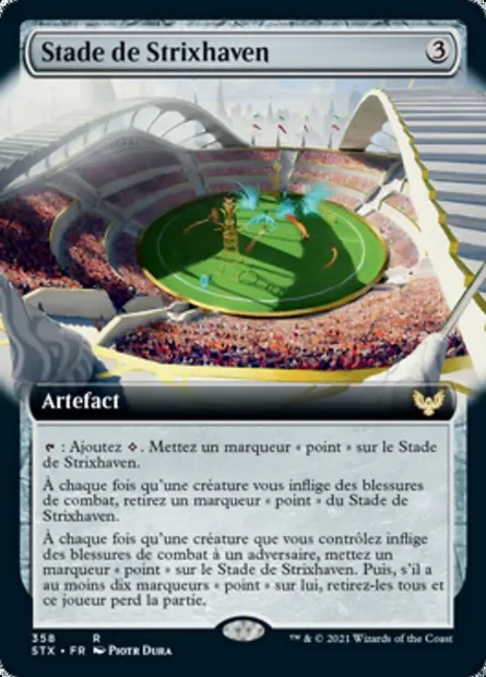 Stade de Strixhaven, carte Magic STX 358 — extension Strixhaven: l'Académie des Mages