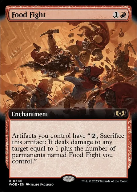 Food Fight, Magic card WOE 346 — Wilds of Eldraine set