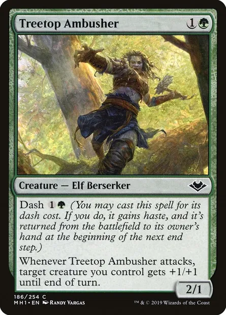 Treetop Ambusher, Magic card MH1 186 — Modern Horizons set