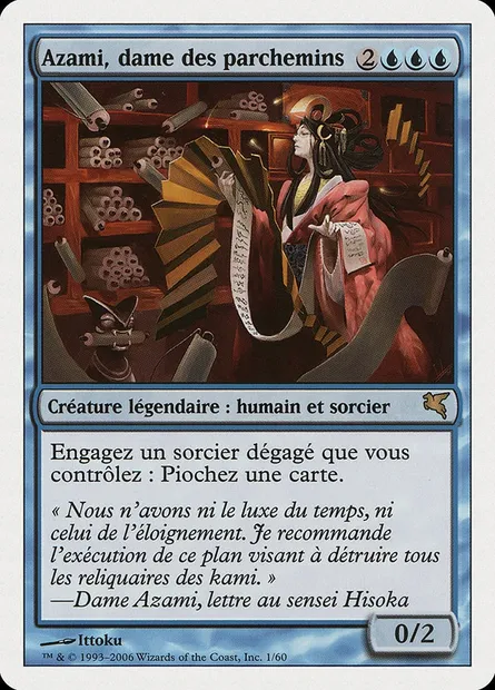 Azami, Lady of Scrolls, Magic card PSAL H1 — Salvat 2005 set