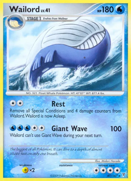 Wailord, Pokémon card SV 47 — Supreme Victors set
