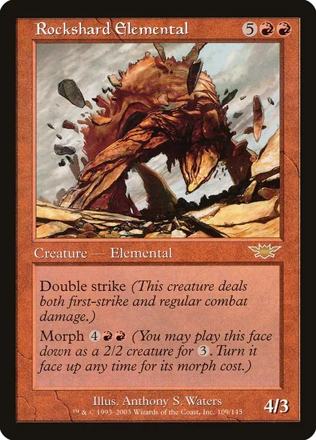 Rockshard Elemental, Magic card LGN 109 — Legions set