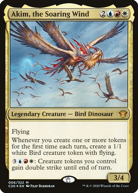 Akim, the Soaring Wind, Magic card C20 6 — Commander 2020 set