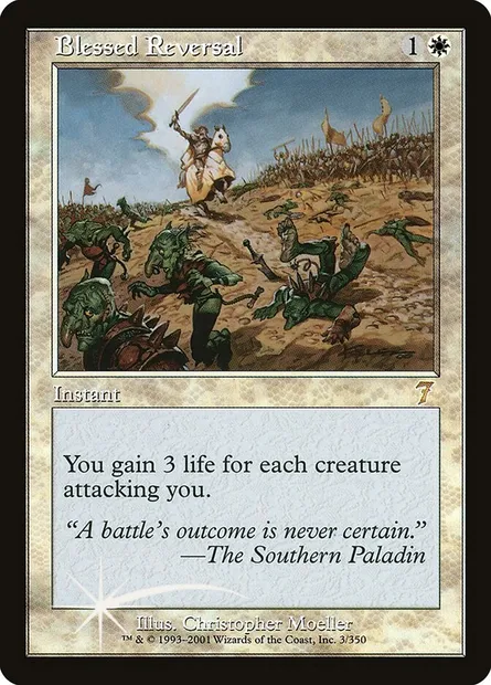 Inversion bénie, carte Magic 7ED 3★ — extension Septième Edition