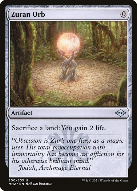 Zuran Orb, Magic card MH2 300 — Modern Horizons 2 set