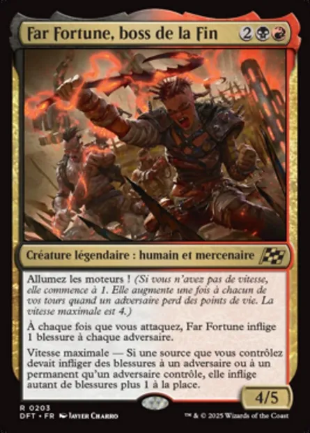 Far Fortune, boss de la Fin, carte Magic DFT 203 — extension Aetherdrift