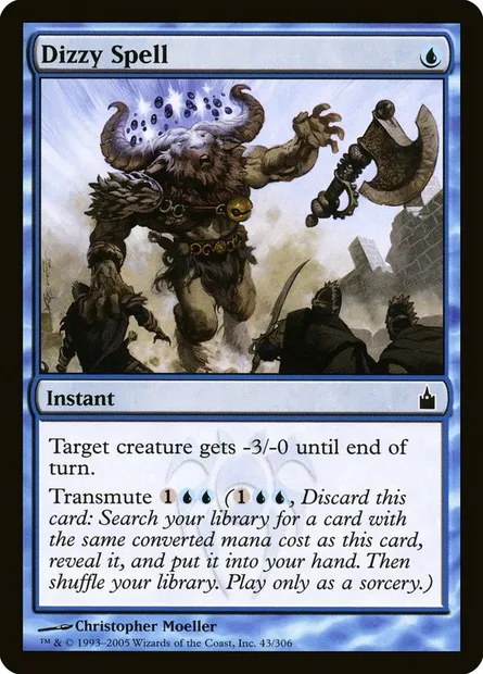 Dizzy Spell, Magic card RAV 43 — Ravnica: City of Guilds set