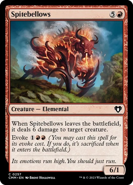 Soufflaigreur, carte Magic CMM 257 — extension Commander Masters