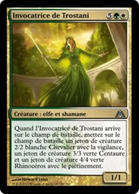 Invocatrice de Trostani, carte Magic DGM 110 — extension Le labyrinthe du dragon
