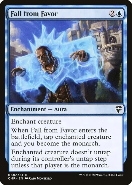 Fall from Favor, Magic card CMR 68 — Commander Legends set