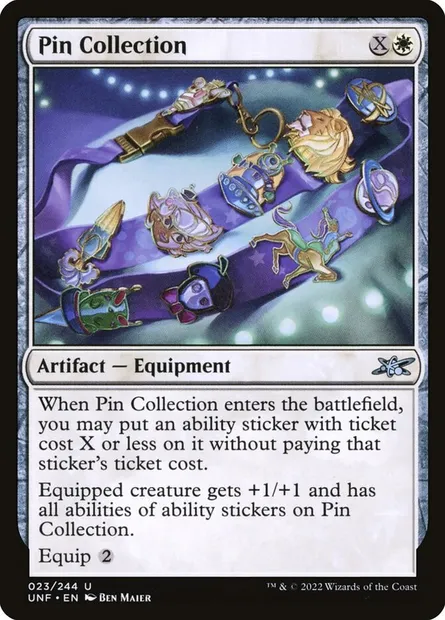 Pin Collection, Magic card UNF 23 — Unfinity set