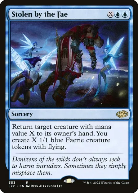 Stolen by the Fae, Magic card J22 353 — Jumpstart 2022 set