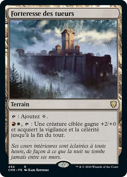 Forteresse des tueurs, carte Magic CMR 494 — extension Commander Legends