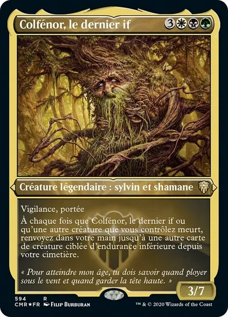 Colfénor, le dernier if, carte Magic CMR 594 — extension Commander Legends