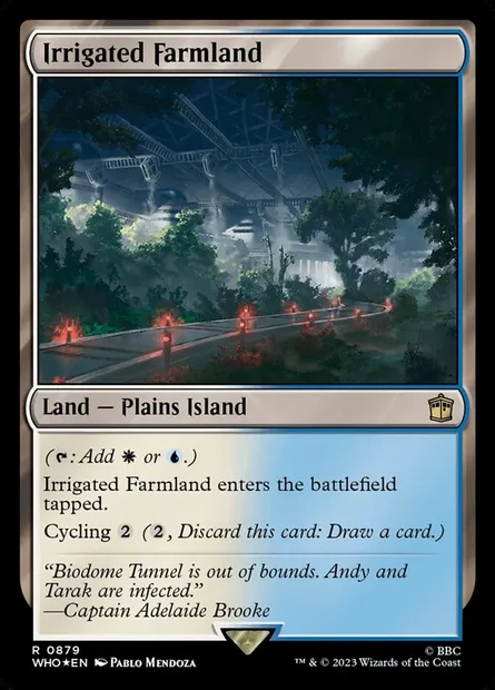 Irrigated Farmland, Magic card WHO 879 — Doctor Who set