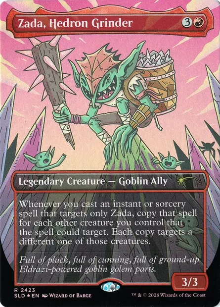 Zada, Hedron Grinder, Magic card SLD 2423 — Secret Lair Drop set