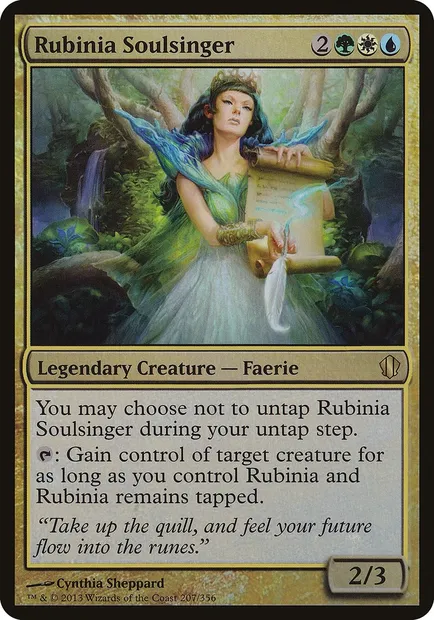 Rubinia Soulsinger, Magic card OC13 207 — Commander 2013 Oversized set