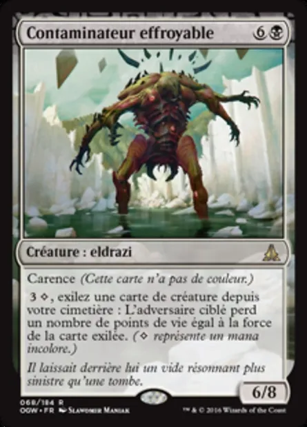 Contaminateur effroyable, carte Magic OGW 68 — extension Le serment des Sentinelles