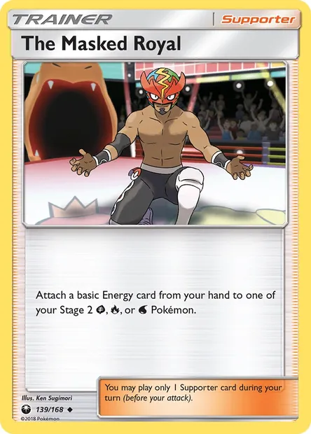 The Masked Royal, Pokémon card CES 139 — Celestial Storm set