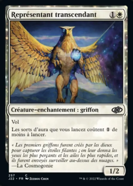 Représentant transcendant, carte Magic J22 257 — extension Jumpstart 2022